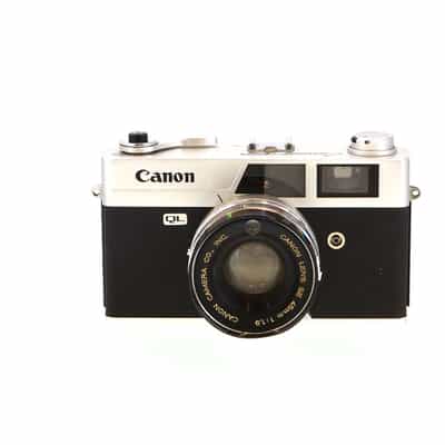 Canon Canonet QL19 Chrome 35mm Rangefinder Camera With 45 F1.9 SE