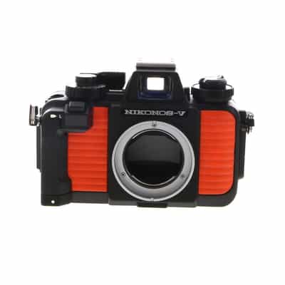 Nikonos V Waterproof Underwater 35mm Camera Body, Orange