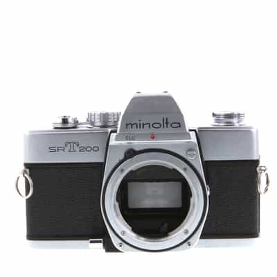 Minolta SRT 200 35mm Camera Body, Chrome