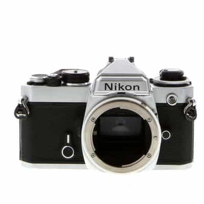 Nikon FE 35mm Camera Body, Chrome
