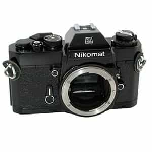 Nikon Nikomat EL (Non AI) 35mm Camera Body, Black