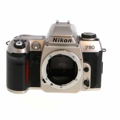 Nikon F80 (Euro Version Of N80) 35mm Camera Body, Silver