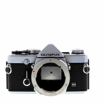 Olympus OM-1N 35mm Camera Body, Chrome (Without Shoe 4)