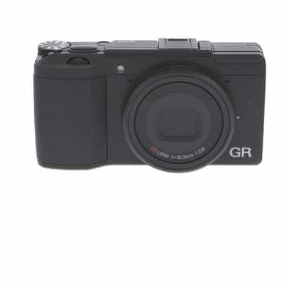 Ricoh GR III Digital Camera with 18.3mm f/2.8 Lens, Black with Black Trim  Ring {24.2MP} at KEH Camera