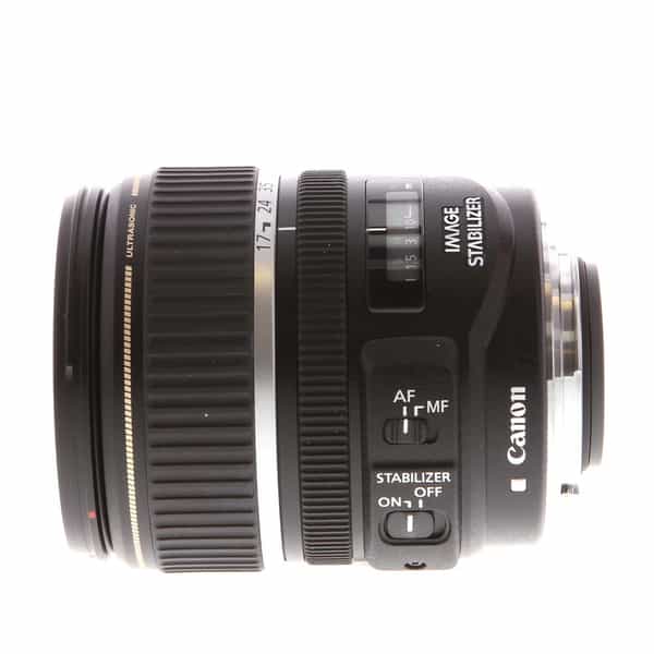 Plons verschil paus Canon EF-S 17-85mm f/4-5.6 IS USM Autofocus APS-C Lens, Black {67} at KEH  Camera
