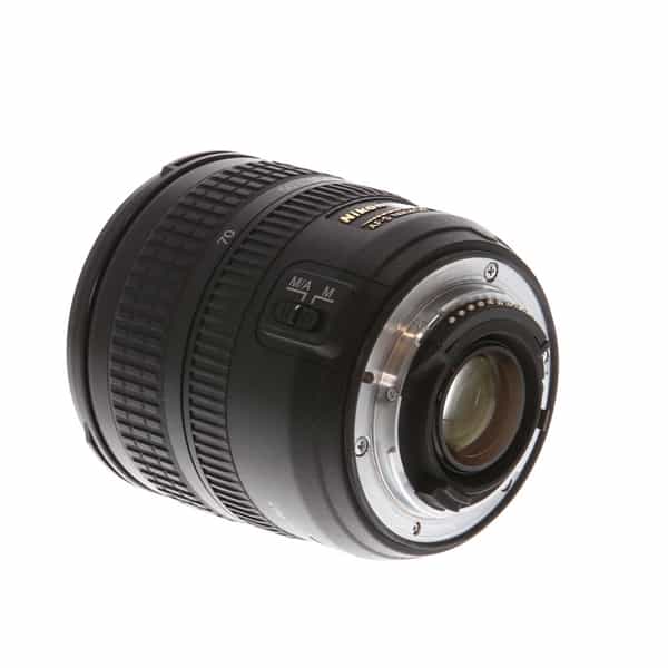 Nikon AF-S DX Nikkor 18-70mm f/3.5-4.5 G ED IF Autofocus APS-C Lens, Black  {67} - With Caps and Hood - EX