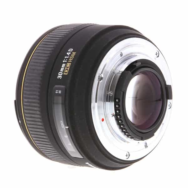 Sigma 30mm f/1.4 EX DC D HSM Autofocus APS-C Lens for Nikon F