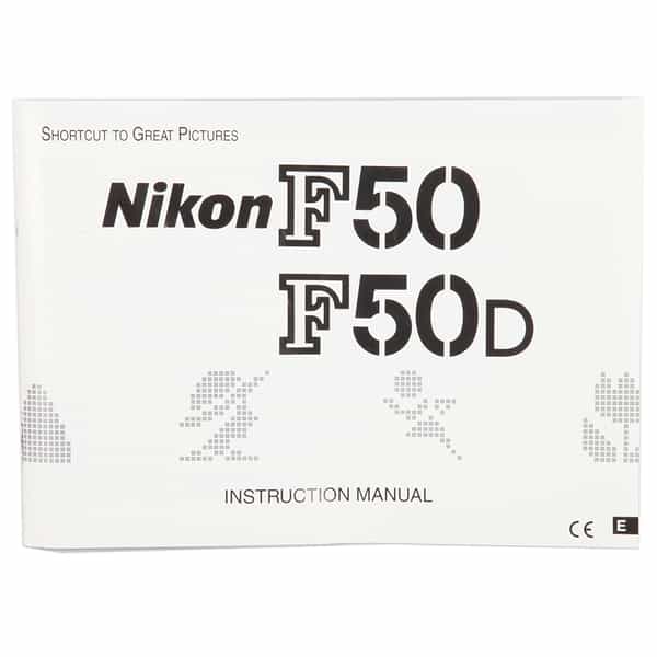Nikon F50/F50D Instructions