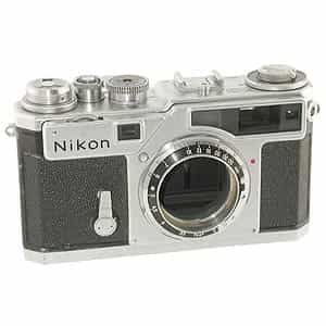 Nikon SP 35mm Rangefinder Camera Body, Chrome, Metal Curtain at