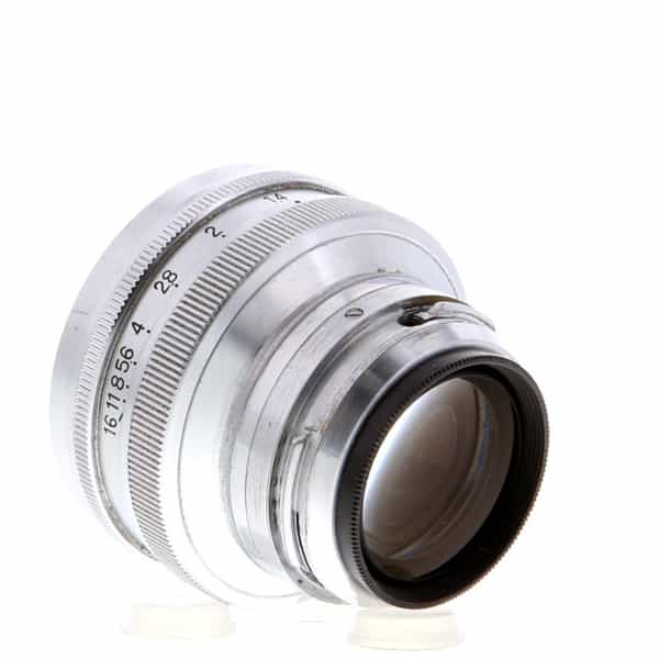 Nikon 5cm (50mm) f/1.4 Nikkor-S.C Nippon Kogaku Japan Lens for Rangefinder,  Chrome {43} - EX