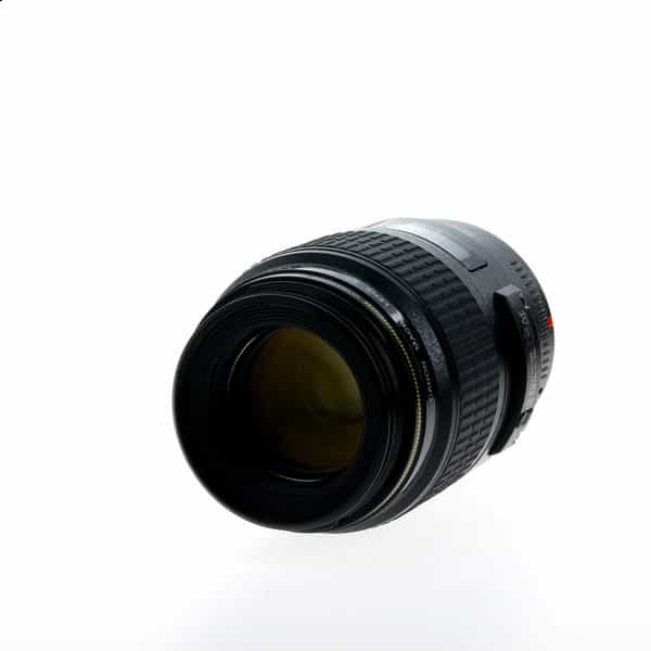 Canon 100mm f/2.8 Macro USM EF-Mount Lens {58} - With Caps and Hood - EX+