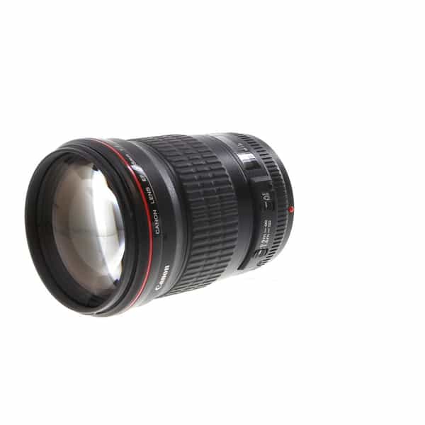 Canon 135mm f/2 L USM EF-Mount Lens {72} - With Case, Caps and Hood - EX+