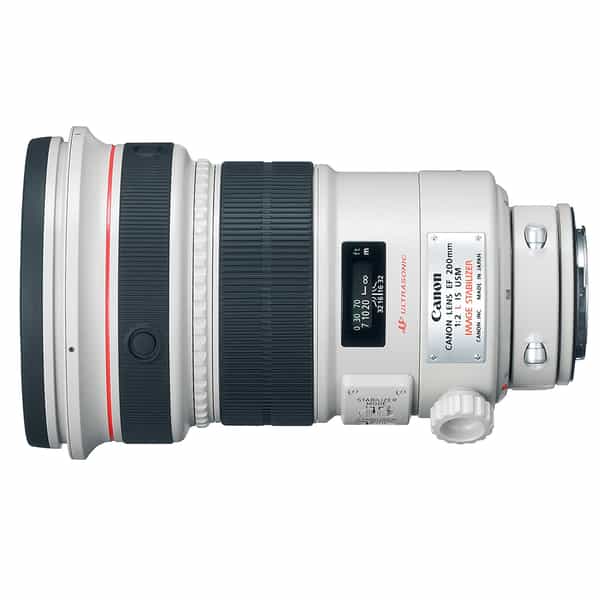 Canon 200mm f/2 L IS USM EF-Mount Lens {Gel}