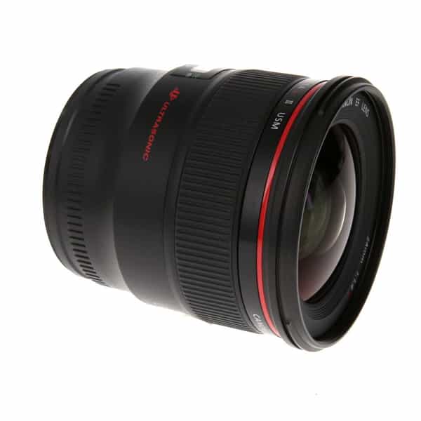 Canon 24mm f/1.4 L II USM EF-Mount Lens {77} - With Case, Caps and Hood -  LN-