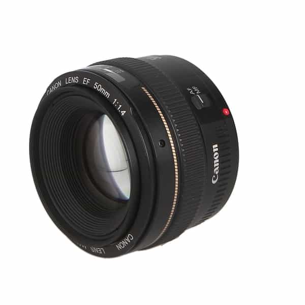 Canon 50mm f/1.4 USM EF-Mount Lens {58} - With Caps - LN-