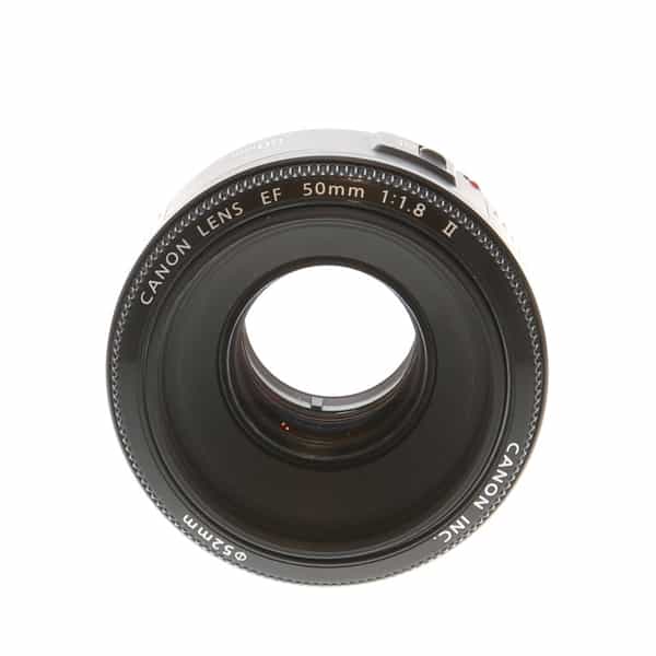 Canon 50mm f/1.8 II EF-Mount Lens {52} - With Caps - EX+