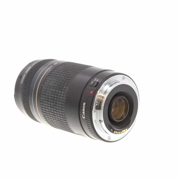 Canon 75-300mm f/4-5.6 III USM EF Mount Lens {58} - With Caps and Hood - EX+