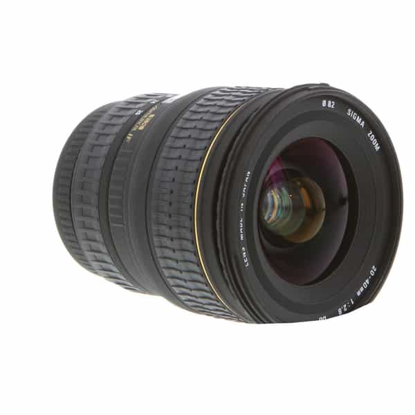 Sigma 20-40mm f/2.8 Aspherical DG EX Lens for Canon EF-Mount {82} - With  Caps - EX+