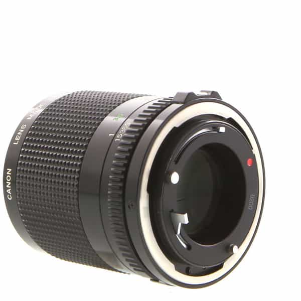 Canon 100mm f/2 FD Mount Lens {52} - With Caps and Hood - EX