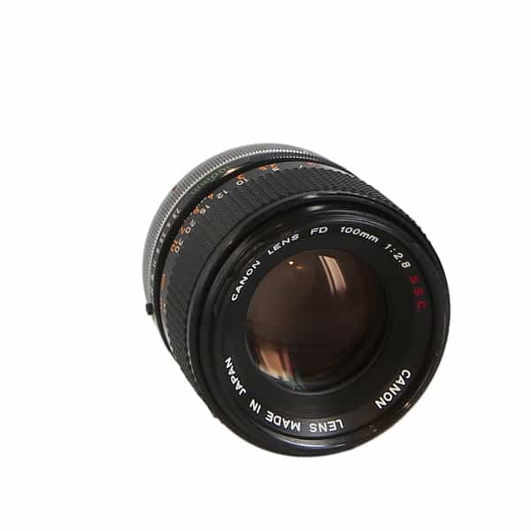 Canon 100mm f/2.8 SSC Breech Lock Lens for FD Mount {55} at KEH Camera