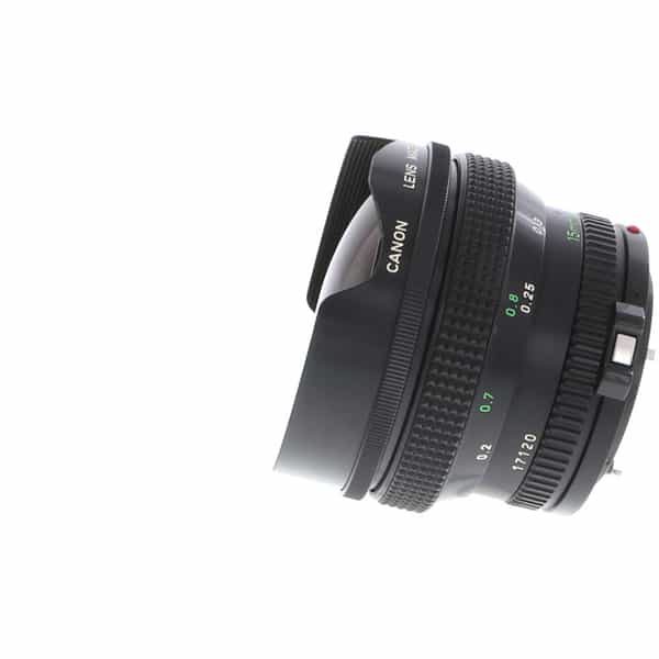 Canon 15mm f/2.8 Fisheye FD Mount Lens {Built-In Filters} at KEH 