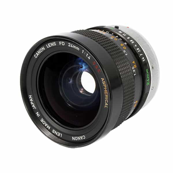 Canon 24mm f/1.4 SSC Aspherical Breech Lock FD Mount Lens {72} 