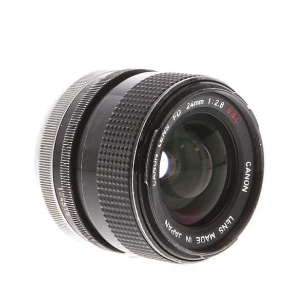 Canon 24mm f/2.8 SSC Breech Lock FD Mount Lens {55} - With Caps - EX