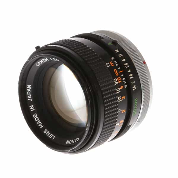 Canon 50mm F/1.4 SSC Breech Lock FD Mount Lens {55} - With Caps - EX