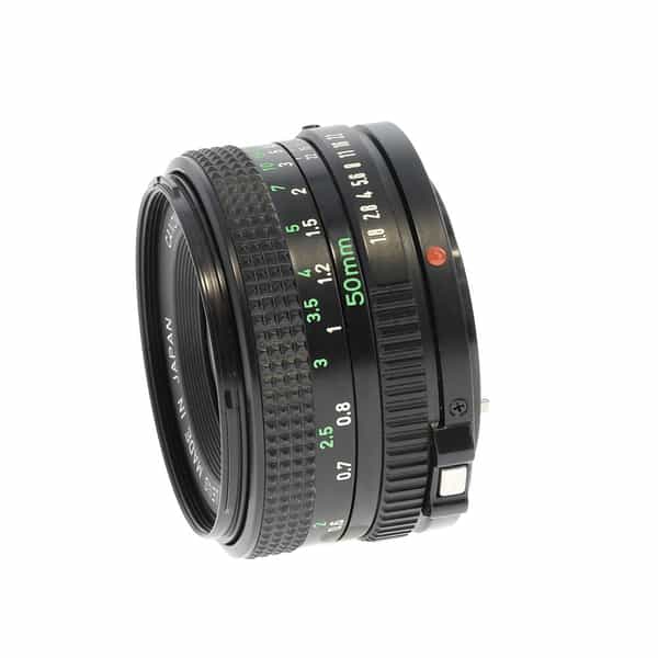 Canon 50mm F/1.8 FD Mount Lens {52} - Front Filter Ring Damaged - EX