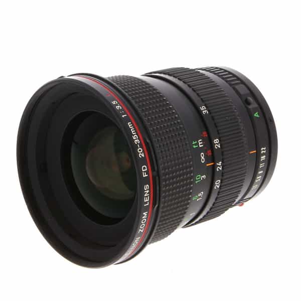 Canon 20-35mm f/3.5 L Manual Focus 2-Touch Lens for Canon FD-Mount 