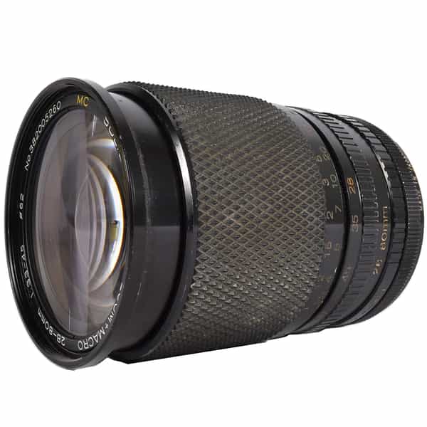 Miscellaneous Brand 28-80mm f/3.3-4.5 Macro Lens for Canon FD-Mount {62}