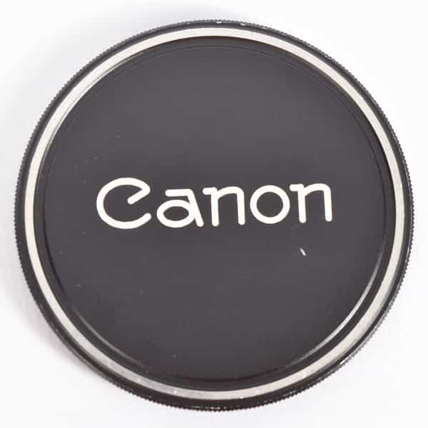 Canon 58mm Front Lens Cap, Screw-On, Metal, Black, Early