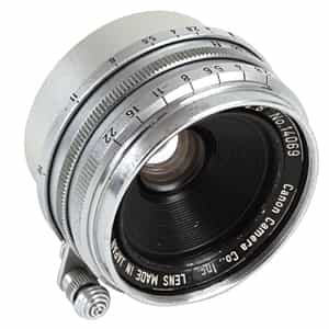 Canon 28mm f/2.8 Lens for Rangefinder Camera, Chrome {40} at KEH