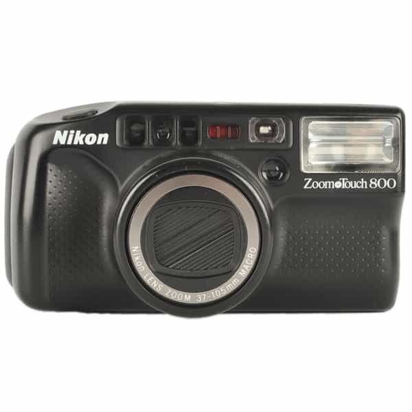 Nikon Zoom Touch 800 35mm Camera 37-105 World Time Back 