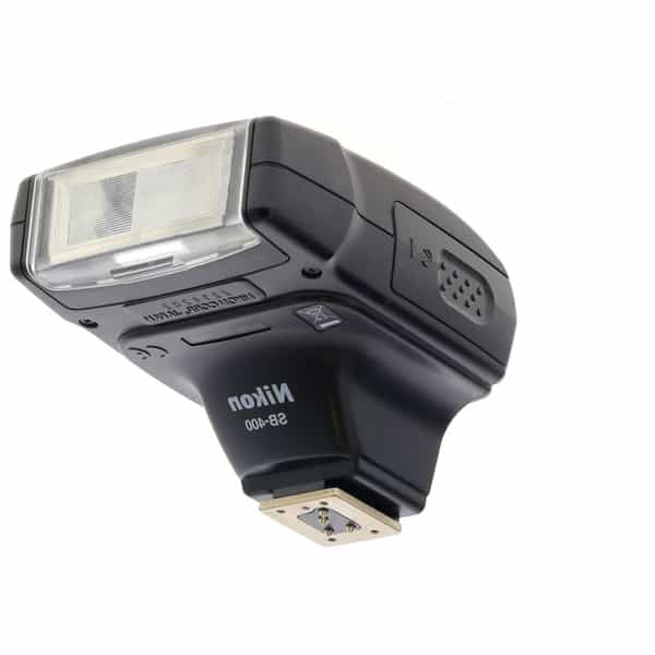 Nikon SB-400 (ISO 200, 18mm) Speedlight Flash [GN98] {Bounce} - With Case -  LN-