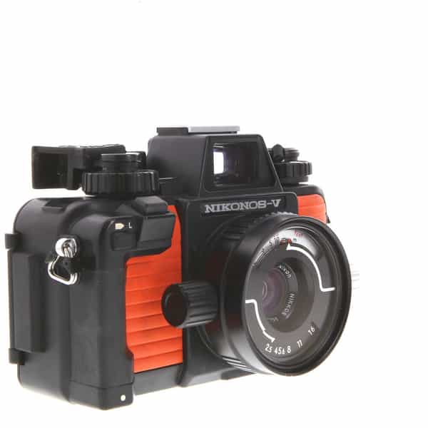 Nikonos V Waterproof Underwater Camera, Orange, with Nikkor 35mm f 