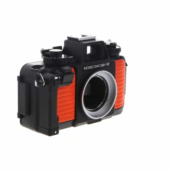 Nikonos V Waterproof Underwater 35mm Camera Body, Orange - EX
