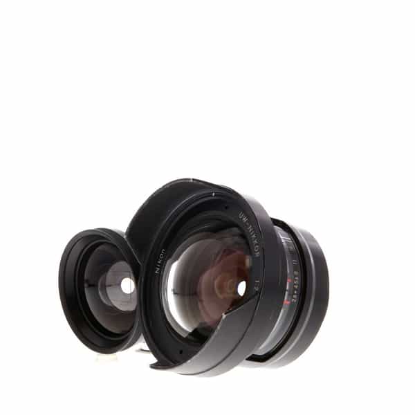 Nikon 15mm f/2.8 UW-NIKKOR N Underwater Lens for Nikonos Mount, Black {87}  - With Caps; Without Finder; Serial Number Over #200000 - EX
