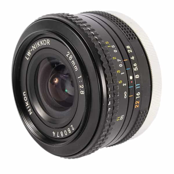 Nikon 28mm f/2.8 LW-NIKKOR Above-Water Lens for Nikonos Mount, Black {52}
