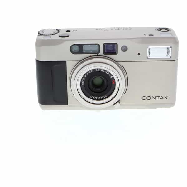 Contax TVS 35mm Camera (28-56mm f/3.5-6.5 Lens) - With Strap and Cap - EX+