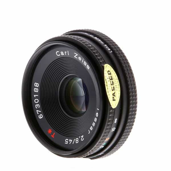 Contax 45mm F/2.8 Tessar T* C/Y Mount Lens {49} - With Caps - EX