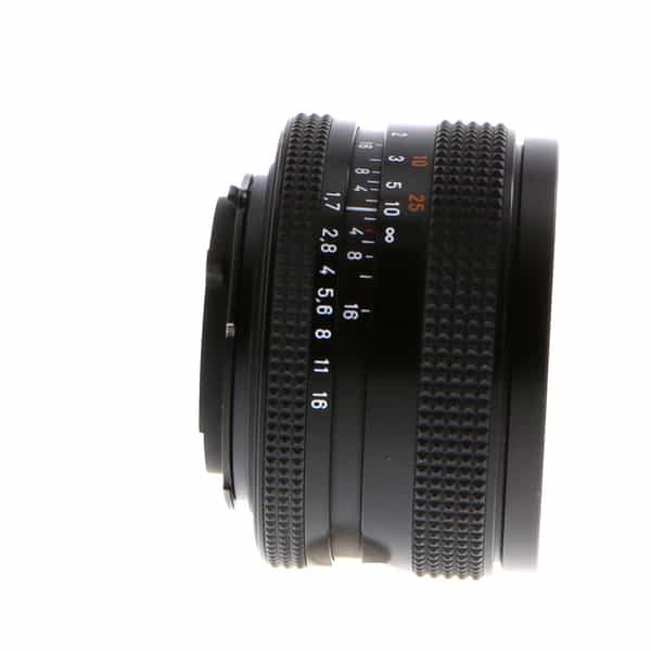 Contax 50mm F/1.7 Planar T* C/Y Mount Lens {55} at KEH Camera
