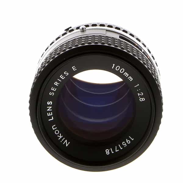 Nikon 100mm f/2.8 Series E AIS Manual Focus Lens {52} - With Caps - BGN