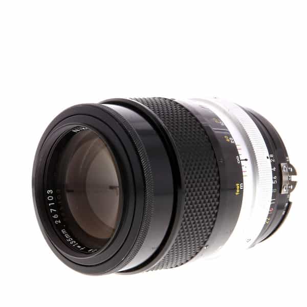 Nikon 135mm f/2.8 NIKKOR-Q Auto AI Manual Focus Lens {52} - Nippon Kogaku -  BGN