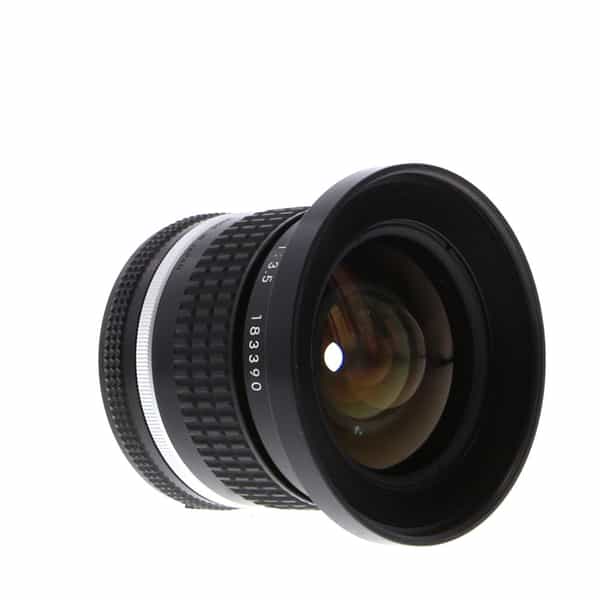 Nikon 18mm f/3.5 NIKKOR AIS Manual Focus Lens {72} - Front Filter Ring  Damaged - UG