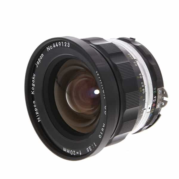 Nikon 20mm f/3.5 NIKKOR-UD Auto AI Manual Focus Lens {72} at KEH