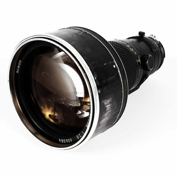 Nikon 300mm f/2.8 NIKKOR*ED IF AI Manual Focus Lens {39 Drop-In/Filter}  with Built-in Hood - With Caps - EX+