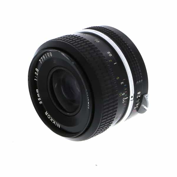 Nikon 35mm f/2.8 NIKKOR Non AI Manual Focus Lens {52} - UG