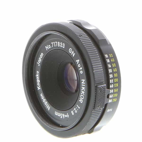 カメラ レンズ(単焦点) Nikon 45mm f/2.8 GN Auto NIKKOR Non AI Manual Focus Lens {52} at 