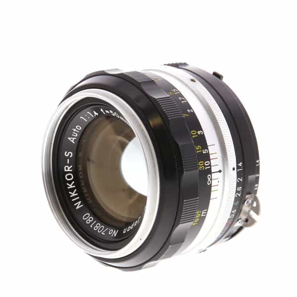 Nikon 50mm f/1.4 NIKKOR-S Auto AI Manual Focus Lens {52} - Nippon Kogaku -  EX